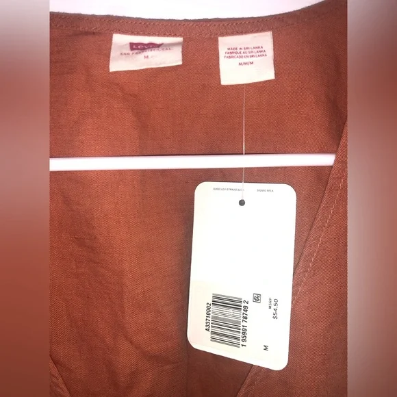 Levi’s short sleeve blouse (M) - Picture 4 of 10